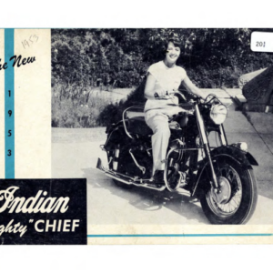 1953 Indian RS579 Indian Eighty Chief Brochure A1b [579] Manual
