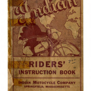 1946 Indian RS540 Indian Riders Instruction Book A1b [540] Manual