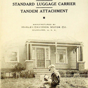 1912 H RS604 D Harley Davidson Universal Luggage Carrier Brochure [604] Manual