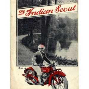 1928 Indian RS445 The Indian Scout 37 and 45 Pamphlet A1b [445] Manual