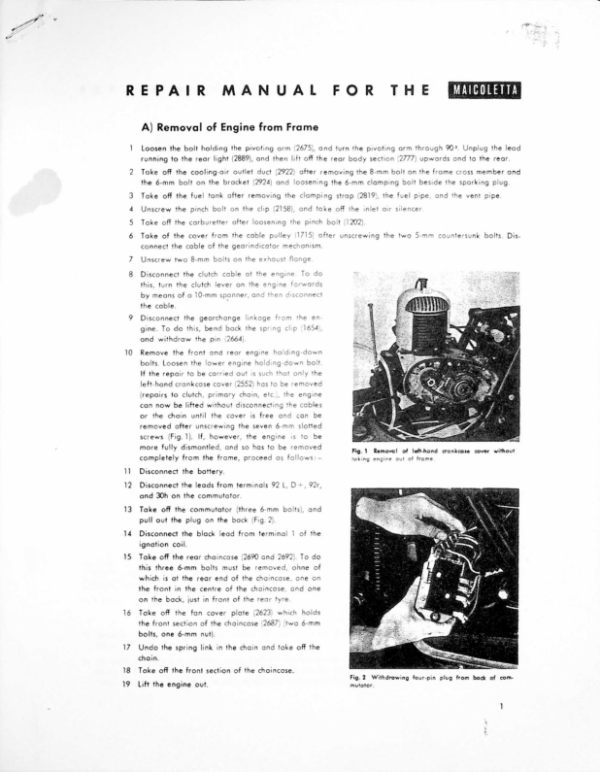 Maico RS802 196x Maicoletta Repair [802] pdf Manual