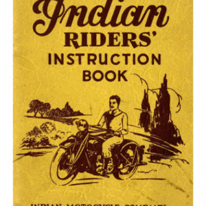 1939 Indian RS512 Indian Riders Instruction Book A1b [512] Manual