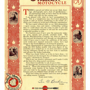 1915 Indian RS359 Indian Motocycles for Brochure A1b [359] Manual