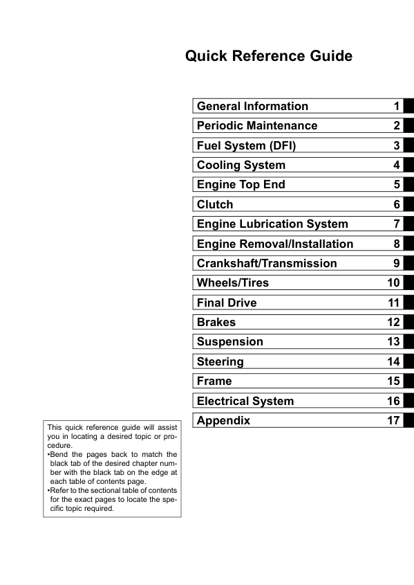 2007-2008 Kawasaki Ninja ZX 6R Manual - Image 3