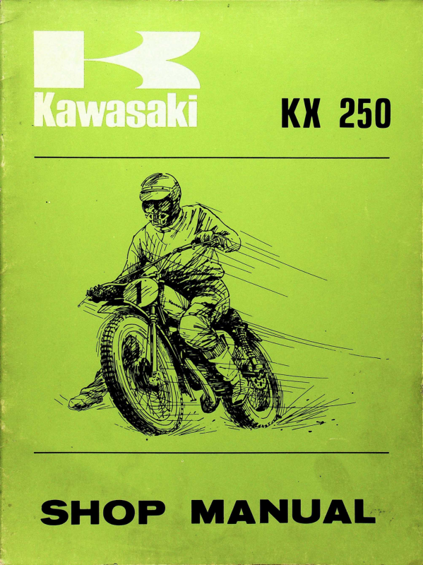 1973 Kawasaki RS719 KX250 Shop [719] pdf Manual