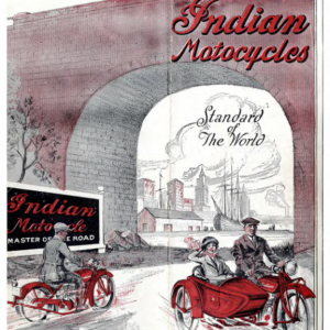 1924 Indian RS410 Indian Motocycles Standard of the World Brochure A1b [410] Manual
