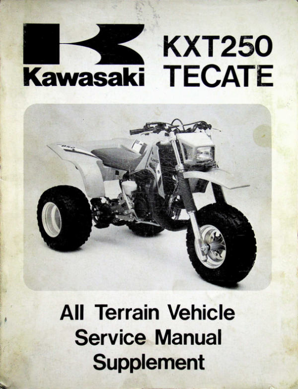 1986 Kawasaki RS792 KXT250 B1 Supplement [792] pdf Manual