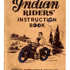 1938 Indian RS506 Indian Riders Instruction Book A1b [506] Manual