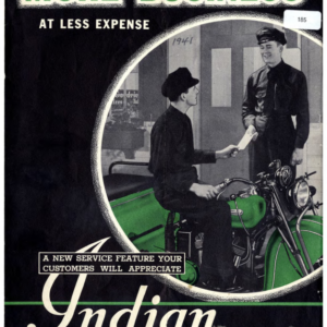 1941 Indian RS529 Indian Commercial Dispatch Tow Models Brochure A1b [529] Manual