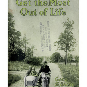 1916 H RS204 D Get the Most Out of Life Harley Davidson Sidecars Folded Pamphlet A1b [204] Manual