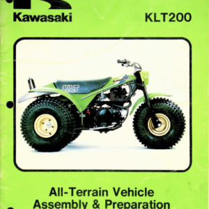 1980 Kawasaki RS751 KLT200 ATV Assembly Preparation [751] pdf Manual