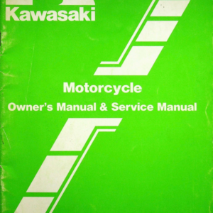 1984 Kawasaki RS780 KX500 B1 Owners [780] pdf Manual
