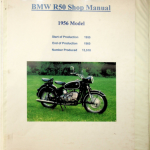1956 BMW RS861 R50 Shop [861] pdf Manual