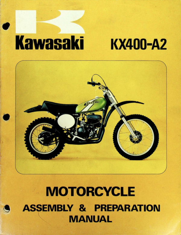 1975 Kawasaki RS727 KX400A2 Assembly Prep [727] pdf Manual