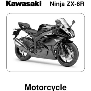 2009 ZX6R ZX600R9F Manual