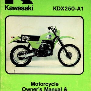 1979 Kawasaki RS737 KDX250 A1 Owner [737] pdf Manual