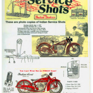 1929-1946 Indian RS448 Indian Shots to Dealers from Part 1 of 4 A1b [448] Manual