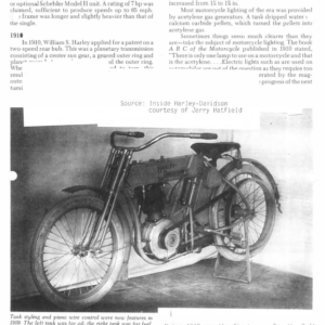 1909-1911 H RS121 D Clipping about Harley Davidson [121] Manual