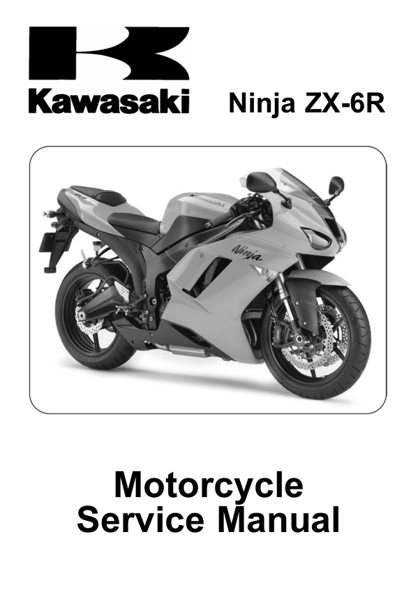 2007-2008 Kawasaki Ninja ZX 6R Manual