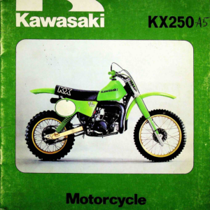 1978 Kawasaki RS734 KX250 A5 Owners [734] pdf Manual