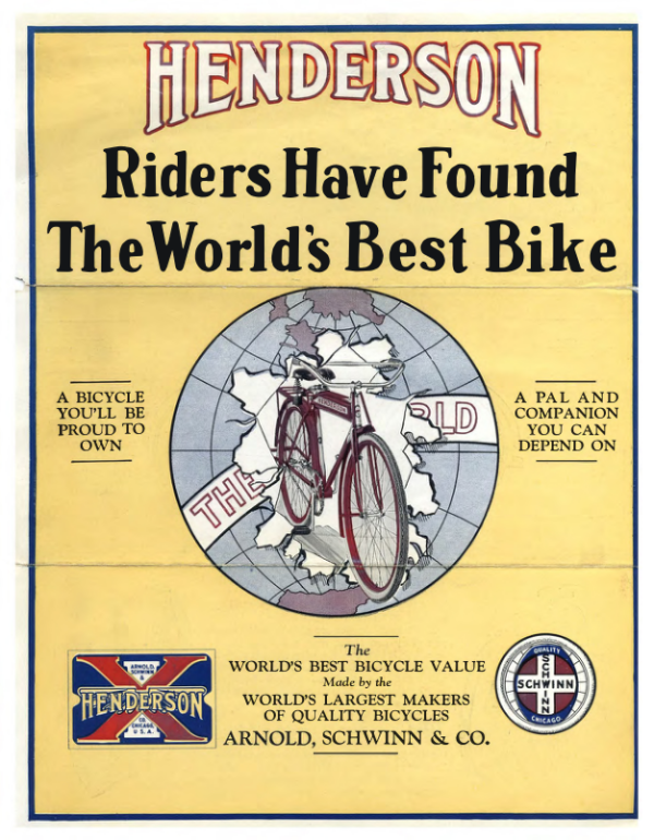 Henderson RS182 Und Henderson Bicycle Flyer upload [182] Manual