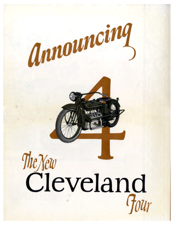 1926 Cleveland RS30 Announcing The New Cleveland Four Pamphlet [30] Manual