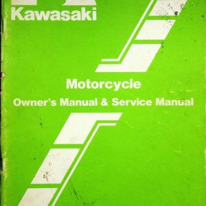 1983 Kawasaki RS771 KX80 E2 F2 Owners [771] pdf Manual
