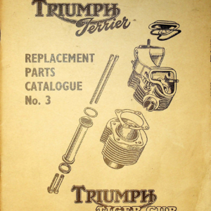 1956 Triumph RS677 Triumph Terrier Replacement Parts Catalog No3 Tiger Cub [677] Manual