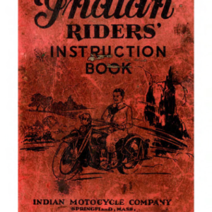 1935 Indian RS486 Indian Riders Instruction Book A1b [486] Manual