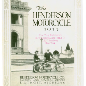 1913 Henderson RS159 The Henderson Motorcycle Brochure upload [159] Manual