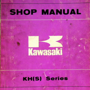 1972-1977 Kawasaki RS717 S KH Series Shop [717] pdf Manual