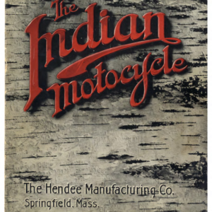 1911 Indian RS345 Indian Motocycle Catalog A1b [345] Manual