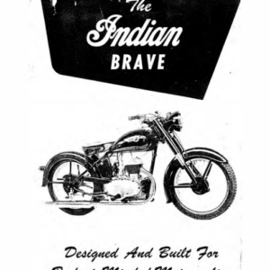 1953 Indian RS581 Indian Brave Brochure A1b [581] Manual