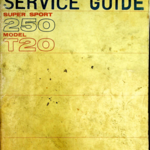 1965 Suzuki RS847 T20 Super Sport 250 Guide [847] Manual