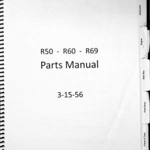 1956 BMW RS589 R50 R60 R69 Parts [589] pdf Manual