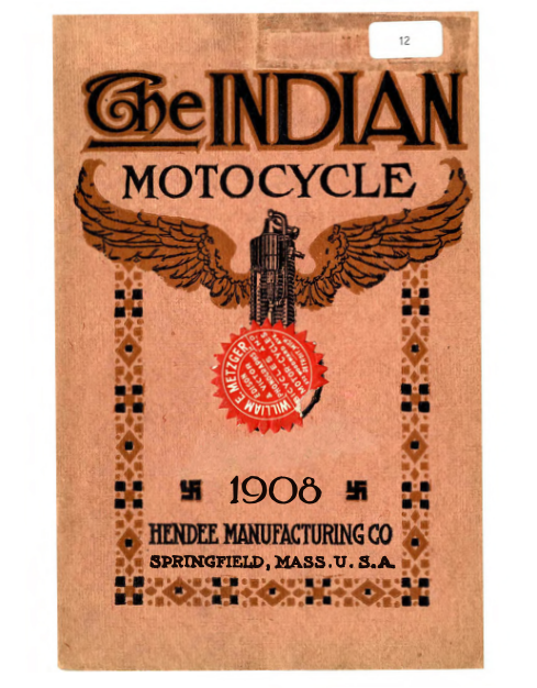1908 Indian RS332 The Indian Motocycle Brochure A1b [332] Manual