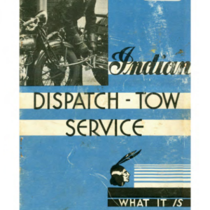 1931 Indian RS462 Indian Dispatch Tow Brochure A1b [462] Manual