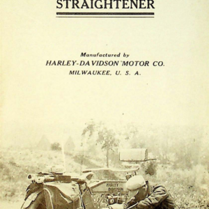 1912 H RS601 D Harley Davidson Pedal Crank Straightener [601] Manual