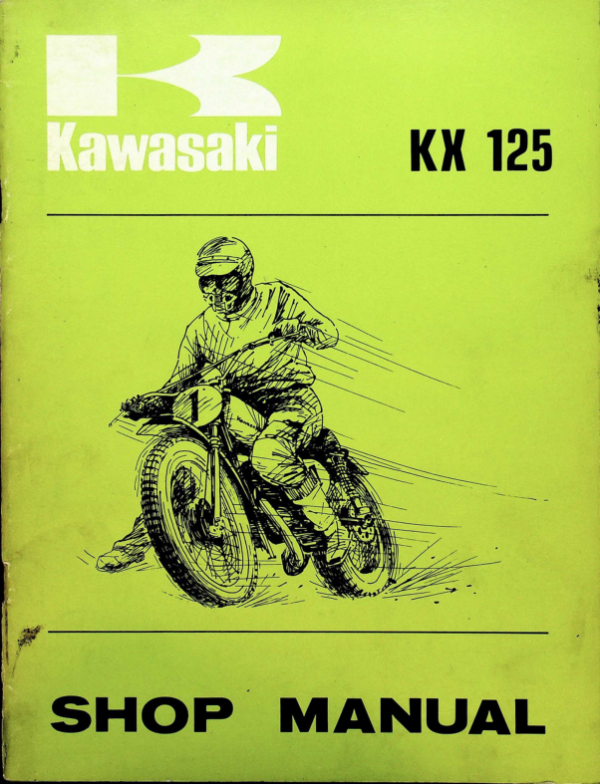 1973 Kawasaki RS718 KX125 Shop [718] pdf Manual
