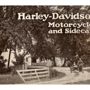 1921 H RS222 D Harley Davidson Motorcycles and Sidecars A1b [222] Manual