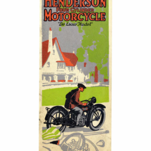 1923 Henderson RS174 Henderson De Luxe Model Brochure 2 upload [174] Manual