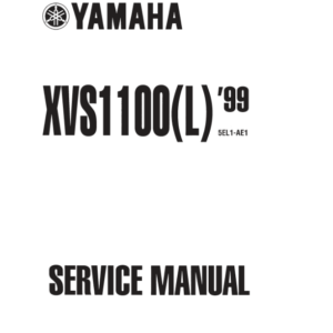 1998-2006 yamaha xvs1100l Manual