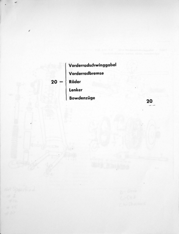 BMW RS854 19xx supplement [854] pdf Manual