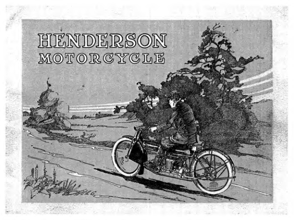 1912 Henderson RS156 Henderson Motorcycle Brochure B and W Copy upload [156] Manual