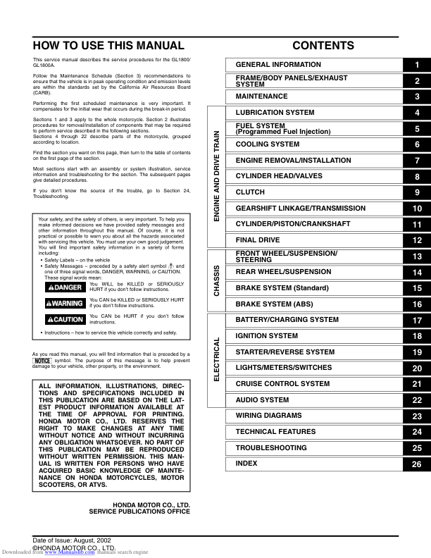 2001-2005 gl1800 Manual - Image 2