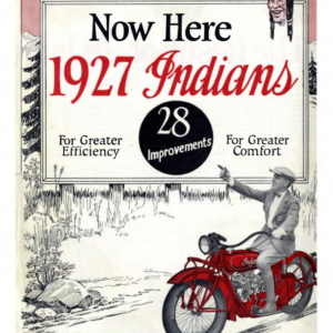 1927 Indian RS429 Now Here Indians Pamphlet A1b [429] Manual