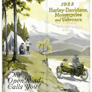 1923 H RS226 D Harley Davidson Motorcycles and Sidecars A1b [226] Manual