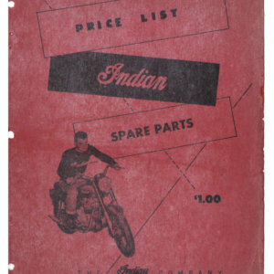 1948 Indian RS549 Price List Indian Spare Parts A1b [549] Manual