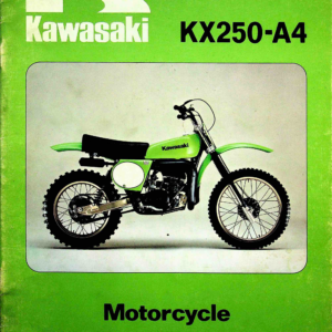 1977 Kawasaki RS731 KX250 A4 Motorcycle Owners [731] pdf Manual