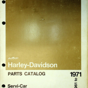 1961-1971 H RS633 D Servi car Parts Catalog [633] Manual